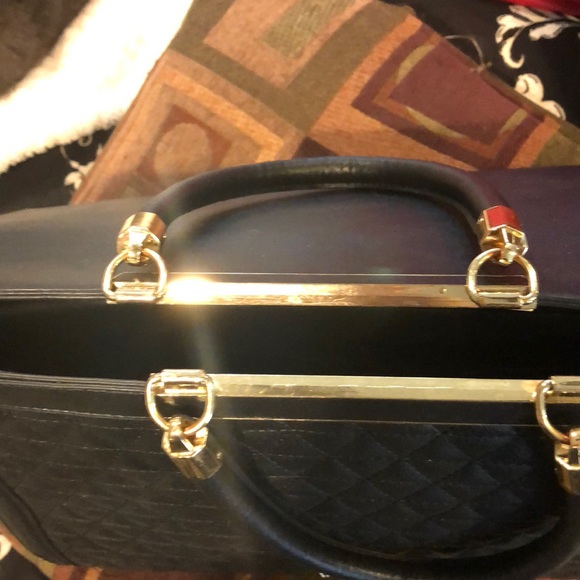 Bebe quilted leather handbag - Picture 3 of 4